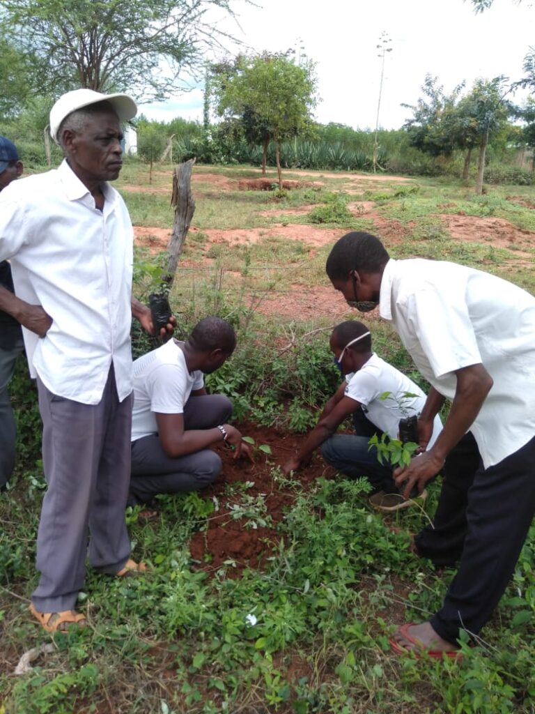 Kwandeke Dispensary Tree Planting 09-05-2020