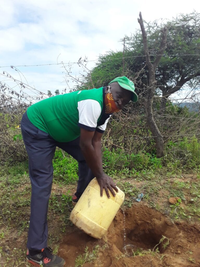Mwanyani Dispensary Tree Planting 09-05-2020 11