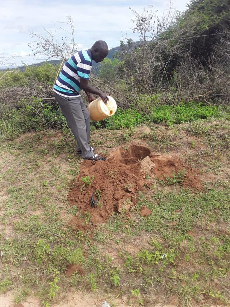 Mwanyani Dispensary Tree Planting 09-05-2020 12