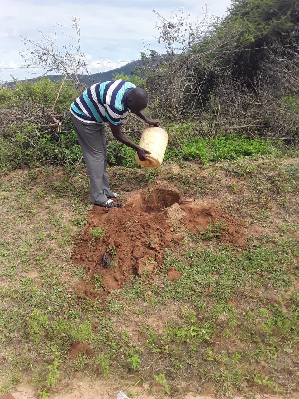 Mwanyani Dispensary Tree Planting 09-05-2020 13