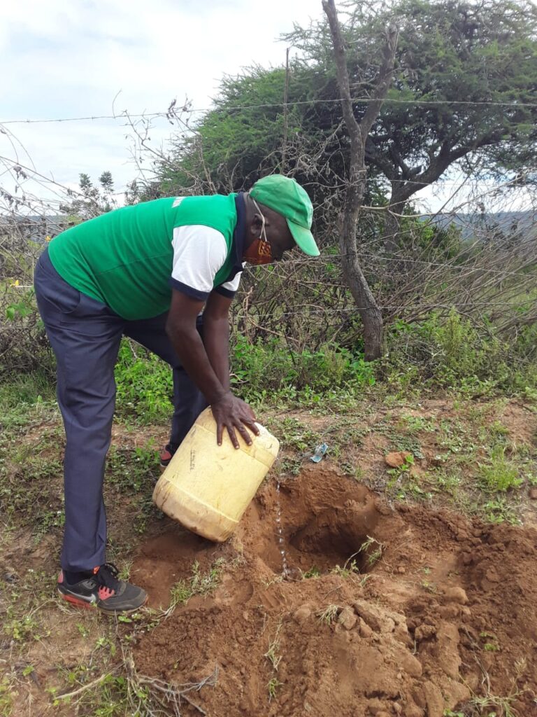 Mwanyani Dispensary Tree Planting 09-05-2020 14