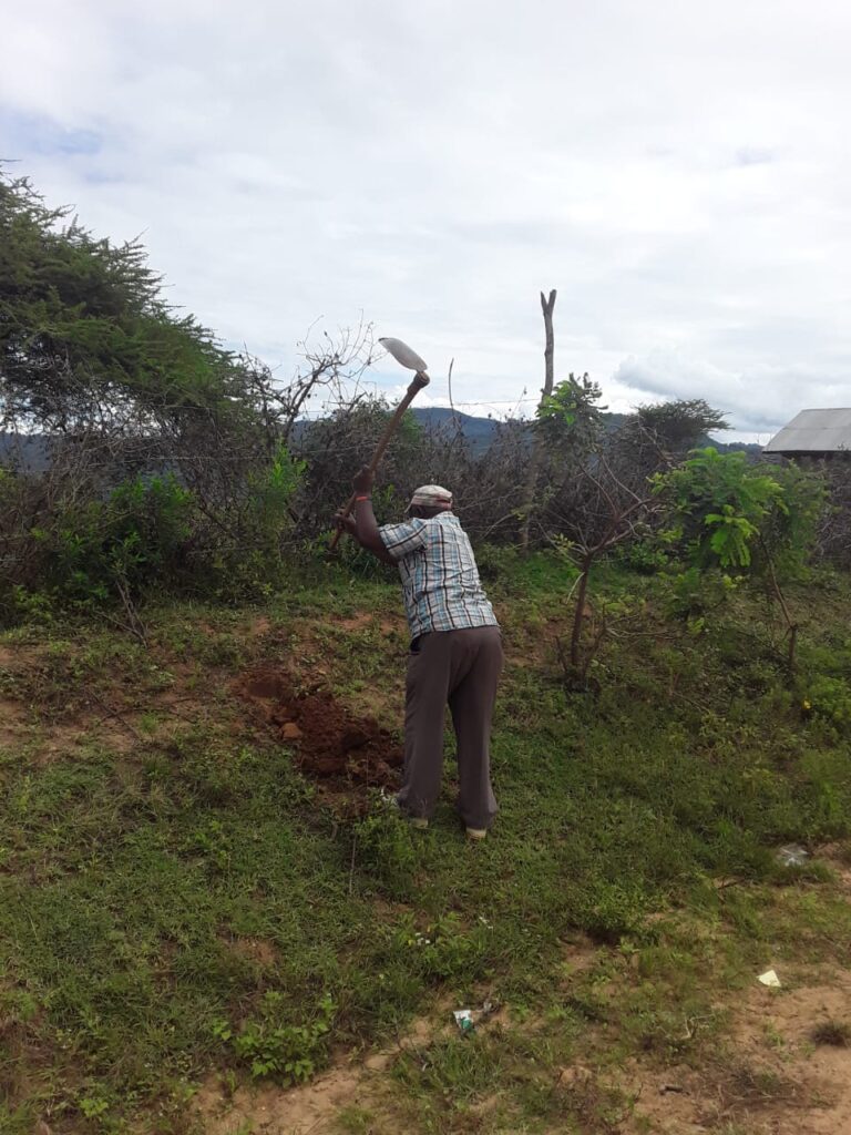 Mwanyani Dispensary Tree Planting 09-05-2020 19